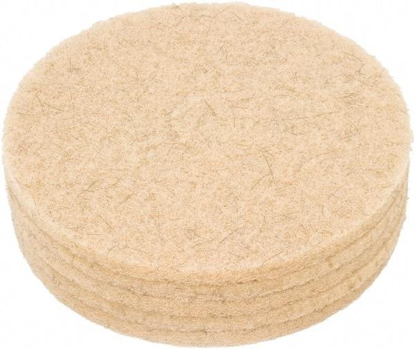 Clarke - 20" Diam Floor Pad - 20" Machine, Tan Pad, Polyester - Exact Tool & Supply