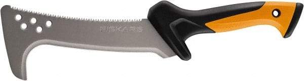 Fiskars - 9" Long Blade, Steel, Billhook, Machete - 18" OAL, Ergonomic Nonslip Grips Handle - Exact Tool & Supply
