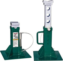 Safeguard - 44,000 Lb Capacity Jack Stand - 13-3/8 to 19-5/8" High - Exact Tool & Supply