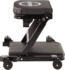 Omega Lift Equipment - 450 Lb Capacity, 6 Wheel Convertible Creeper - Alloy Steel, 40.94" Long x 5.12" Overall Height x 26" Wide - Exact Tool & Supply