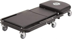 Omega Lift Equipment - 450 Lb Capacity, 6 Wheel Convertible Creeper - Alloy Steel, 41.22" Long x 6-3/4" Overall Height x 19" Wide - Exact Tool & Supply