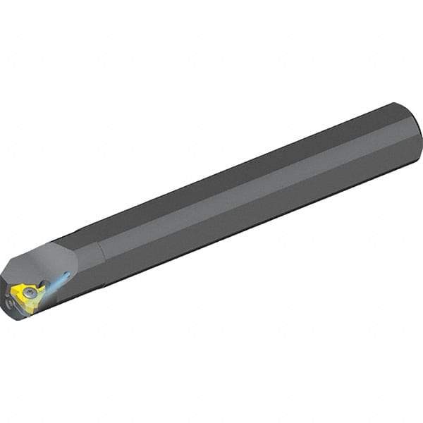 Vargus - Internal Thread, Right Hand Cut, 1-1/4" Shank Width x 1.12" Shank Height Indexable Threading Toolholder - 10" OAL, 3XIR Insert Compatibility, AVRC Toolholder, Series Red Line - Exact Tool & Supply