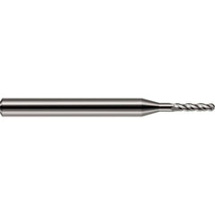 Harvey Tool - 5/64" Diam, 15/64" LOC, 2 Flute Solid Carbide Ball End Mill - Exact Tool & Supply