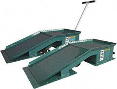 Safeguard - Wheel Step for Trucks & SUV Vehicles - 40,000 Lb Capacity, 9-1/2" Max Height, 18" Step Width x 45" Step Depth - Exact Tool & Supply
