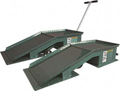 Safeguard - Wheel Step for Trucks & SUV Vehicles - 40,000 Lb Capacity, 9-1/2" Max Height, 13" Step Width x 45" Step Depth - Exact Tool & Supply