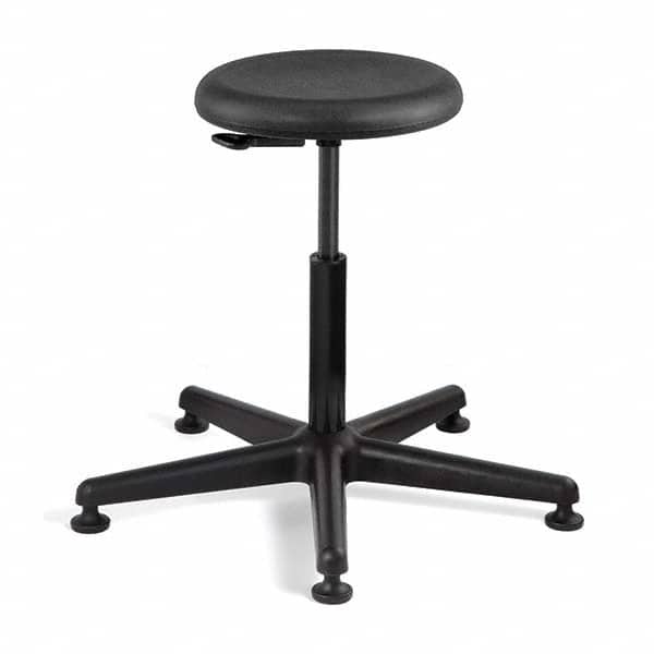 Bevco - Swivel & Adjustable Stools Type: Adjustable Backless Stool Base Type: Nylon - Exact Tool & Supply