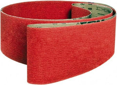 VSM - 2-1/2" Wide x 60" OAL, 60 Grit, Ceramic Abrasive Belt - Ceramic, Medium, Coated, X Weighted Cloth Backing, Wet/Dry - Exact Tool & Supply