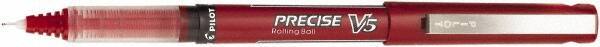 Pilot - Precision Point Roller Ball Pen - Red - Exact Tool & Supply
