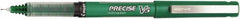 Pilot - Precision Point Roller Ball Pen - Green - Exact Tool & Supply