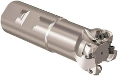 Seco - R217 32mm Weldon Shank Milling Tip Insert Holder & Shank - 3.110236" Projection, 1" Neck Diam, M16 Neck Thread, 40mm Nose Diam, 115mm OAL, Tool Steel Tool Holder - Exact Tool & Supply