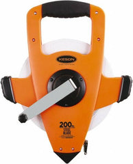 Keson - 200' x 3/8" Tape Measure - 1/8" Graduation - Exact Tool & Supply