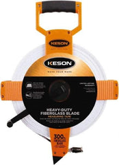 Keson - 300' x 1/2" Tape Measure - 1/8" Graduation - Exact Tool & Supply