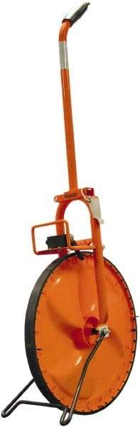 Keson - 99,999' Counter Limit, 4' OAL, Measuring Wheel - 2" Accuracy per 100", Measures in Feet - Exact Tool & Supply