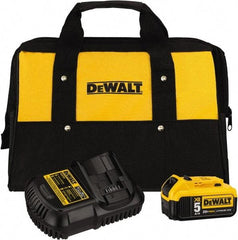 DeWALT - 20 Volt, 1 Battery Lithium-Ion Power Tool Charger - 1 hr to Charge, 20 Volt MAX Batteries Power Source, Battery Included - Exact Tool & Supply