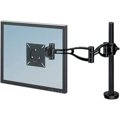 FELLOWES - Black Monitor Arm - Use with Monitor - Exact Tool & Supply