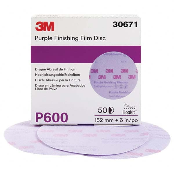 3M - Hook & Loop Discs Abrasive Type: Film Disc Disc Diameter (Inch): 6 - Exact Tool & Supply