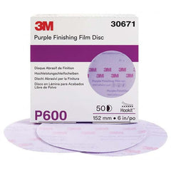 3M - Hook & Loop Discs Abrasive Type: Film Disc Disc Diameter (Inch): 6 - Exact Tool & Supply