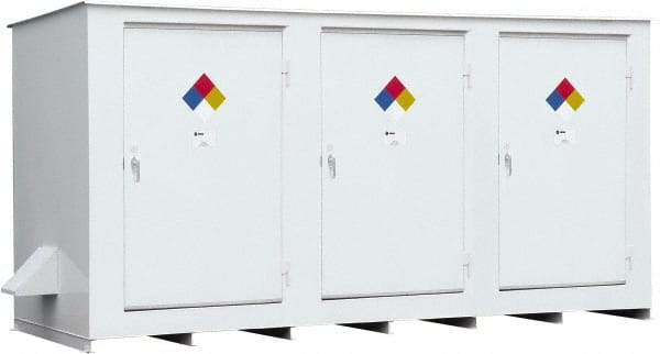 Enpac - Outdoor Safety Storage Buildings Number of Drums: 14 Fire Rated: Yes - Exact Tool & Supply