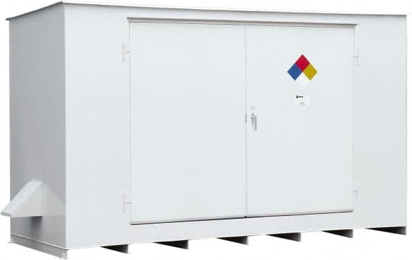 Enpac - Outdoor Safety Storage Buildings Number of Drums: 10 Fire Rated: Yes - Exact Tool & Supply