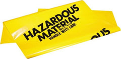 Enpac - 10 Gallon Capacity, Yellow, Low-Density Polyethylene, Hazardous Waste Bag - Exact Tool & Supply