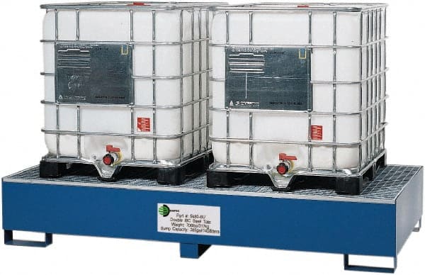 Enpac - IBC Sumps, Platforms & Decks Type: IBC Pallet Number of Totes: 2 - Exact Tool & Supply