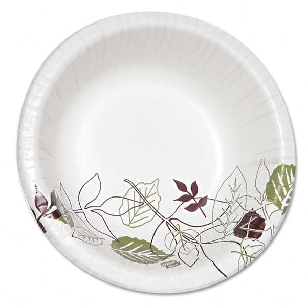 Dixie - Pathways Heavyweight Paper Bowls, 20 oz, White/Green/Burgundy, 125/Pack - Exact Tool & Supply