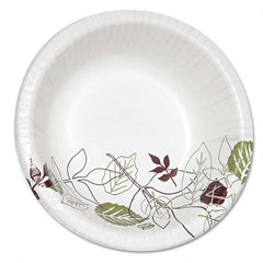 Dixie - Pathways Heavyweight Paper Bowls, 20 oz, White/Green/Burgundy, 125/Pack - Exact Tool & Supply