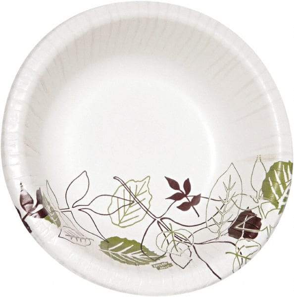 Dixie - Pathways Heavyweight Paper Bowls, 20 oz - Green, Burgundy - Exact Tool & Supply