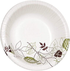 Dixie - Pathways Heavyweight Paper Bowls, 20 oz - Green, Burgundy - Exact Tool & Supply