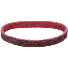 Dynabrade - 1-1/2" Wide x 30" OAL, Aluminum Oxide Abrasive Belt - Aluminum Oxide, Medium, Nonwoven, X Weighted Cloth Backing, Wet/Dry - Exact Tool & Supply