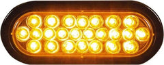 Buyers Products - 6 Flash Rate, Recessed Mount Emergency Strobe Light Assembly - Powered by 12 to 24 Volts, Amber - Exact Tool & Supply