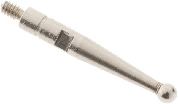 SPI - 2mm Ball Diam, Steel, Ball Test Indicator Contact Point - Use with Peacock Test Indicators - Exact Tool & Supply