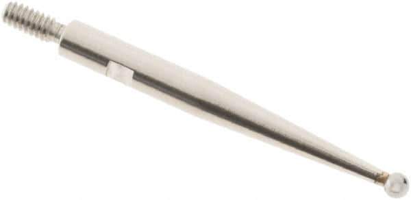 SPI - 1.5mm Ball Diam, Carbide, Ball Test Indicator Contact Point - 0.812" Contact Point Length, Use with Interapid Test Indicators - Exact Tool & Supply