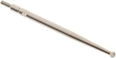 SPI - 2mm Ball Diam, Carbide, Ball Test Indicator Contact Point - 1.45" Contact Point Length, Use with Interapid Test Indicators - Exact Tool & Supply