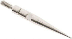 SPI - 0.4mm Ball Diam, Carbide, Ball Test Indicator Contact Point - 0.688" Contact Point Length, Use with Interapid Test Indicators - Exact Tool & Supply