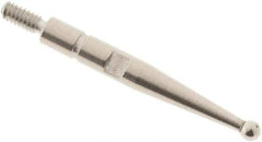 SPI - 1.5mm Ball Diam, Steel, Ball Test Indicator Contact Point - 0.688" Contact Point Length, Use with Interapid Test Indicators - Exact Tool & Supply