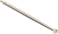 SPI - 3mm Ball Diam, Carbide, Ball Test Indicator Contact Point - 0.497" Contact Point Length, Use with Brown & Sharpe Test Indicators - Exact Tool & Supply
