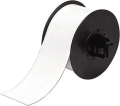 Brady - 2-1/2" Wide x 300" Long, White Magnetic Magnetic Tape - For BBP30 Label Printer, BBP33 Label Printer, BBP35 Multicolor Sign & Label Printer, BBP37 Color & Cut Sign & Label Printer, BradyPrinter S3100, BBP31 Sign & Label Printer - Exact Tool & Supply