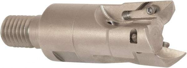 Millstar - VCGT Series ASOC, Right Hand Cut, 50mm Head Length, Modular Milling Cutting Unit Head - 25mm Cutting Diam, 1/8" Depth of Cut, Universal Insert Size - Exact Tool & Supply