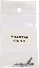 Millstar - Torx Insert Screw for Indexable Milling Cutters & Modular Heads - M12 Thread, Industry Std AIS-1-6, For Use with End Mills & Milling Heads - Exact Tool & Supply