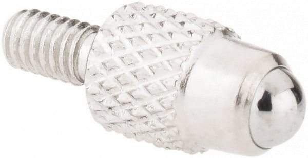 SPI - M2.5, 3mm Ball Diam, Carbide Cupped Ball Contact Point - 7mm Contact Point Length, Use with Dial Indicators - Exact Tool & Supply