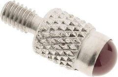 SPI - M2.5, 4mm Ball Diam, Ruby Cupped Ball Contact Point - 7mm Contact Point Length, Use with Dial Indicators - Exact Tool & Supply