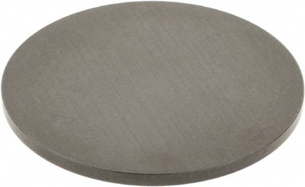 SPI - #4-48, 1-1/2" Ball Diam, Black Oxide Steel Flat Button Contact Point - 1/4" Contact Point Length, Use with Dial Indicators - Exact Tool & Supply