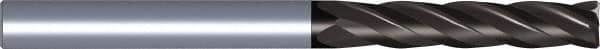 Kennametal - 3/4", 2-1/4" LOC, 3/4" Shank Diam, 5" OAL, 4 Flute, Solid Carbide Square End Mill - Single End, TiAlN Finish, Spiral Flute, 30° Helix, Centercutting, Right Hand Cut, Right Hand Flute - Exact Tool & Supply