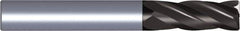 Kennametal - 14mm, 4 Flute, Single End, Solid Carbide, Corner Chamfer End Mill - 83mm OAL, 30° Helix, Right Hand Flute, 26mm LOC, Right Hand Cut - Exact Tool & Supply