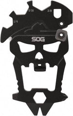 SOG Specialty Knives - 12 Piece, Multi-Tool Set - Black, 2-1/4" OAL, 2-1/4" Closed Length - Exact Tool & Supply