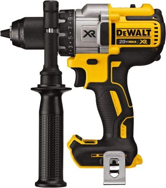 DeWALT - 20 Volt 1/2" Chuck Pistol Grip Handle Cordless Drill - 0-2000 RPM, Keyless Chuck, Reversible, Lithium-Ion Batteries Not Included - Exact Tool & Supply