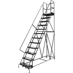 TRI-ARC - Rolling & Wall Mounted Ladders & Platforms Type: Rolling Warehouse Ladder Style: Rolling Platform Ladder - Exact Tool & Supply