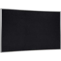 Ghent - Cork Bulletin Boards Style: Recycled Rubber Tack Bulletin Board Color: Black - Exact Tool & Supply