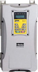 Parker - Three Phase, 480 Volt, 10 hp, Variable Frequency Drive - 9.53" Wide x 7.8" Deep x 16" High, IP66 - Exact Tool & Supply